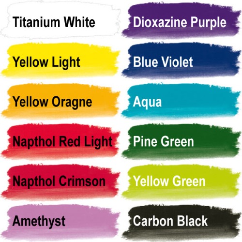 조소냐아크릴물감JS Creative Possibilities Color Sampler (20ml x 12)